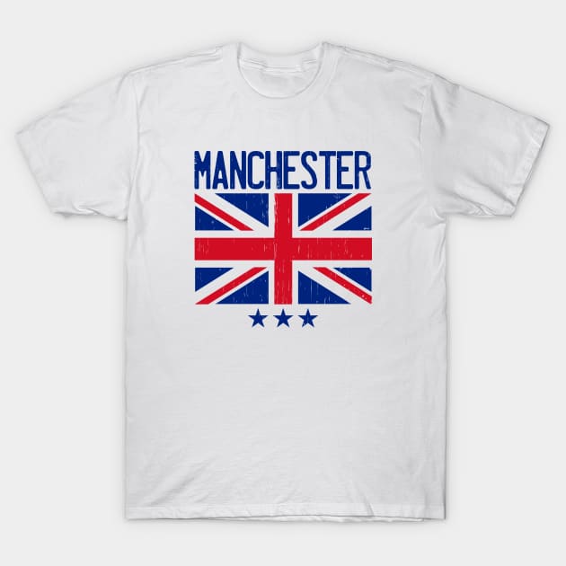 MANCHESTER ENGLAND T-Shirt by ROBZILLANYC